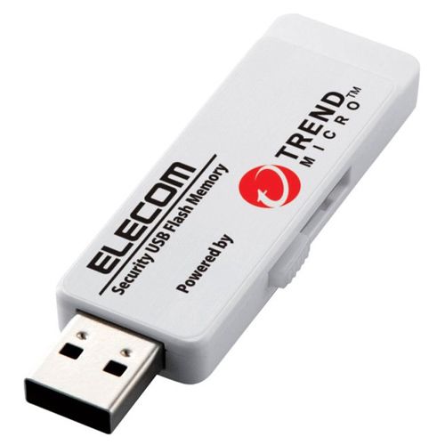エレコム ELECM セキュリティ機能付USBメモリ トレンドマイクロ /32GB/3年ライセンス/...:rcmd:30146625