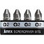 アネックス 溝付超短ビット 8PCS プラス&六角レンチ AK51PB8H【ポイント10倍】