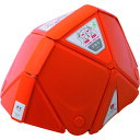 ミドリ安全 防災用折りたたみヘルメット フラットメット TSC-10 オレンジ TSC10OR