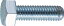 TRUSCO 六角ボルトユニクローム サイズM10X30 20本入【B22-1030】(ねじ・ボルト・ナット・六角ボルト)【ポイント10倍】