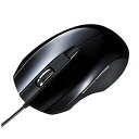 サンワサプライ 静音有線ブルーLEDマウス MA-BL10BK【ポイント10倍】