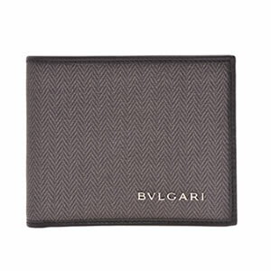 ブルガリ BVLGARI WEEKEND ウィークエンド 小銭入れ無し 二つ折り財布 ダークグレー×ブラック 32580 CANVAS/BLK【ポイント10倍】【10P4Jul12】【RCPmara1207】【マラソン201207_生活】【ポイント10倍】　