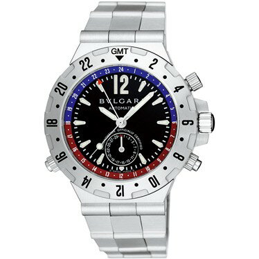BVLGARI ブルガリ ディアゴノ GMT40SSD メンズ 腕時計【送料無料】