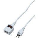 YAZAWA(ヤザワ) ノイズフィルター集中スイッチ付タップ 1個口 3m 白 (Y02BKNS113WH)【ポイント10倍】