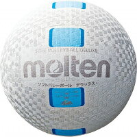 モルテン(Molten) ソフトバレーボールデラックス 白シアン S3Y1500WC【ポイント10倍】の画像
