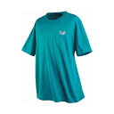 バタフライ(Butterfly) 卓球アパレル WINLOGO T-SHIRT(ウィンロゴ・Tシャツ) 45230 【カラー】ターコイズブルー 【サイズ】L【ポイント10倍】
