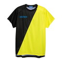 VICTAS(ヴィクタス) VICTAS V‐NTS060 ユニセックス プラクティスTシャツ 33452 【カラー】イエロー 【サイズ】XL【ポイント10倍】