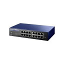 アイ・オー・データ IEEE802.1X認証対応L2インテリジェントスイッチ 16ポート ミレニアム群青 BSH-G16M