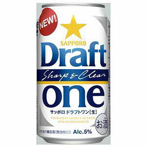 サッポロ ドラフトワン 350ml×24本 新ジャンル(第3のビール)(代引き不可)【送料…...:rcmdbe:10326957