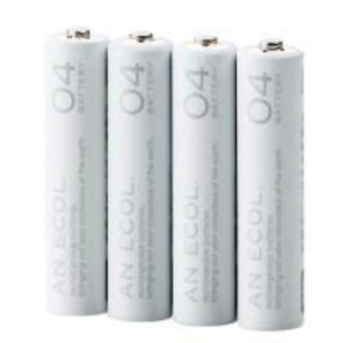 エレコム 充電式ニッケル水素電池(充電池) アン エコル 単4形 4本パック ホワイト DE-SNH4P4RWH【Aug08P3】