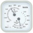 タニタ(TANITA) アナログ温湿度計 置き掛け両用タイプ/マグネット付 グレー TT-557-GY