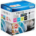 ブラザー インクカートリッジ LC119/115-4P
