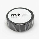 カモ井加工紙 マスキングテープ 1P マットブラック MT01P207