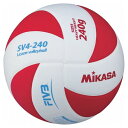 ミカサ(MIKASA) バレーボール レッスンバレー4号(ホワイト×レッド) SV4240WR
