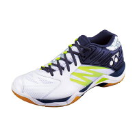 YONEX バドミントンシューズ POWER CUSHION COMFORT Z WIDE MID(パワークッション コンフォートZワイドミッド) カラー 【ホワイト×ネイビー】 サイズ【27.5】【送料無料】の画像