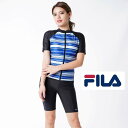 FILA fila フィラ トリコボーダー柄半袖フルジップ ヨガ スポーツ ジム ウェア スポーツウェア ジムウェア ヨガウェア 運動【送料無料】