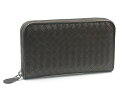 ボッテガヴェネタ (BOTTEGA VENETA)イントレチャートラウンドファスナー長財布 114076-V001N-2040 ダークブラウン 【25%OFF】【セール】【送料無料】【smtb-F】【YDKG 円高還元 ブランド】