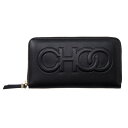 JIMMY CHOO ジミー チュウ BETTINA PJC BLACK ラウンドファスナー長財布 ブランド【送料無料】