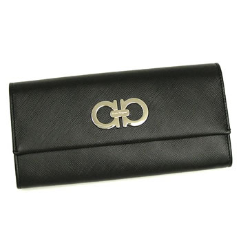 yzy41OFFztFK FERRAGAMO z D 227121 GANCINI ICONA VITELL NEROyYDKG-fzy40..