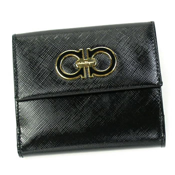 y40OFFzyztFK FERRAGAMO z WzbN GANCINI ICONA VITELL 22B196 NERO BKyzy..