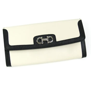 y40OFFzyztFK FERRAGAMO z D NEW G.ICONA SPECTATO 22B116 PORCELLANA/NERO..