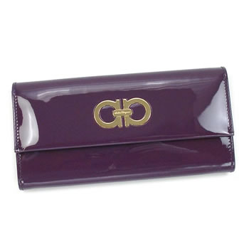 y40OFFzyztFK FERRAGAMO z D GANCINI ICONA VERNIC 227121 AMETISTA PURy..