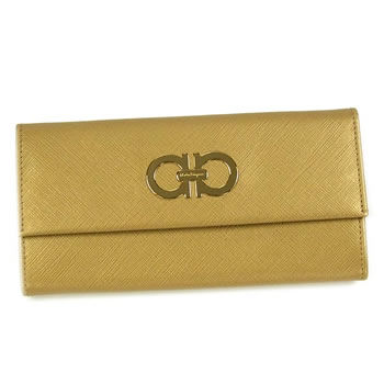 y40OFFzyztFK FERRAGAMO z D GANCINI ICONA VITELL 227121 GOLD GOyzy4..