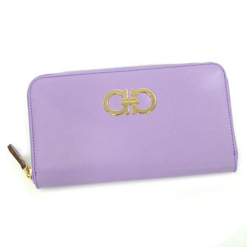 y42OFFzyztFK FERRAGAMO z D GANCINI ICONA VITELL 227125 LAVANDA L.PURy..