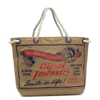 ディーゼル DIESEL トートバッグ THE BRAVE FLAG X01160 DOUBLE WOW INDIAN TAN/FIERY RED/BLUE IRIS L.BR【42％OFF】【セール】【YDKG 円高還元 ブランド】【楽ギフ_包装】【Aug08P3】DIESEL ディーゼル【42％OFF】