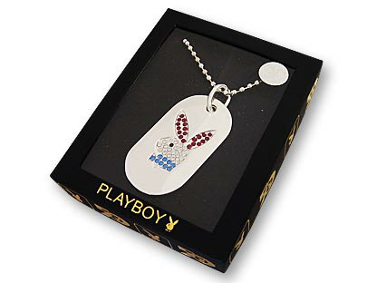 プレイボーイ CPBN151 RWB ドッグタグ ペンダント PLAYBOY【40％OFF】【セール】【Aug08P3】