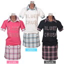 BLUE CRUSH ブルークラッシュ ブルクラロゴ入りチェック 半袖...