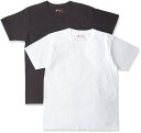 Hanes ヘインズ Japan Fit クルーネックTシャツ 2枚組 H5120 アソート(ブラック、ホワイト)