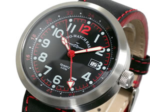 ZENO ゼノ 腕時計 メンズ スイス製 B554Q-SV-RD-LE【送料無料】