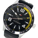 トミー ヒルフィガー TOMMY HILFIGER クオーツ メンズ 腕時計 1791174 ブラック【送料無料】