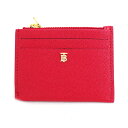バーバリー BURBERRY モノグラムモチーフ カードケース コインケース レディース 8018955 TB トーマスバーバリー ブライトレッド RED【送料無料】