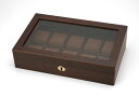 Wooden Watch Case 木製ウォッチケース(10本用) 856-121