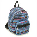 LeSportsac バックパック CRUISING BACKPACK 3358 レディース SEA STRIPE BLUE POM E194 ブルーマルチ柄 レスポートサック【送料無料】