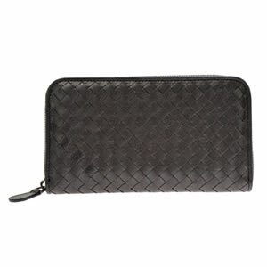 ボッテガヴェネタ BOTTEGA VENETA イントレチャート ラウンドファスナー長財布 ヴィンテージカーフレザー ピリテグレー 114076-V6143 1113【お買い物マラソン ポイント最大41倍 〜7/12 1:59】　