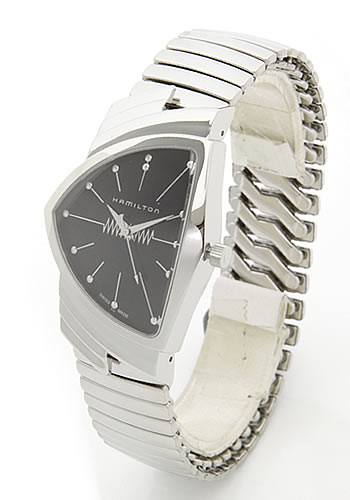 ハミルトン HAMILTON メンズ 腕時計 Ventura（ベンチュラ）エルビス アニバーサリー限定モデル 蛇腹式ストラップ・シルバー H24481131