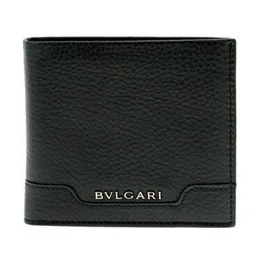 BVLGARI ブルガリ 33403 BLACK 二つ折り財布（小銭入れ付） レディース【Aug08P3】