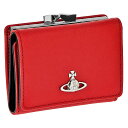 Vivienne Westwood ヴィヴィアン・ウエストウッド 51010018-VICTORIA/RED/H401 三つ折り財布 レディース【送料無料】