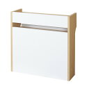 ルーターボックス 充電ステーション 幅41cm 奥行14cm 高さ40cm 完成品 ナチュラル&ホワイト ケーブル穴 コード モデム(代引不可)【送料無料】【S1】