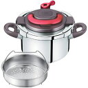 T-fal(ティファール) ワンタッチ開閉圧力なべ クリプソ...