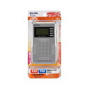 朝日電器 ELPA AM/FM液晶コンパクトラジオ ER-C68FL