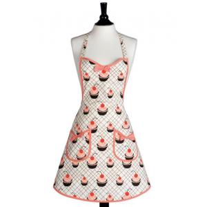 120-JS-36 Cherry Cupcakes Apron(ジェシースティール チェリーカップケーキ エプロン)