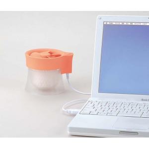 NUK-101 ナカバヤシ USB 加湿器 ブリージーマグ OR(アールグレイオレンジ)【Aug08P3】【最大ポイント10倍 〜8/16 9:59まで】マグカップとドリンクをイメージしたUSB加湿器。