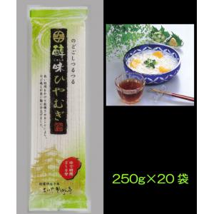 なごやきしめん亭 醇味ひやむぎ 250g×20袋セット(代引き不可)【Aug08P3】