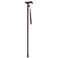 木製杖 0401-WD0191 ブラウン(代引き不可)シンプルな木製の一本杖。