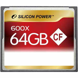 シリコンパワー 64GB Compact Flash Card 600X SP064GBCFC600V10 シリコンパワージャパン コンパクトフラッシュ(代引き不可)【Aug08P3】