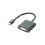 エレコム Mini DisplayPort-DVI変換アダプタ AD-MDPDVIBK